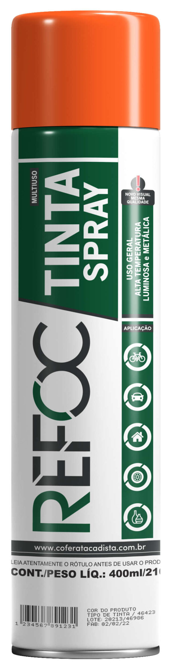 TINTA SPRAY LUMINOSA 400ML - 210G - Imagem 3