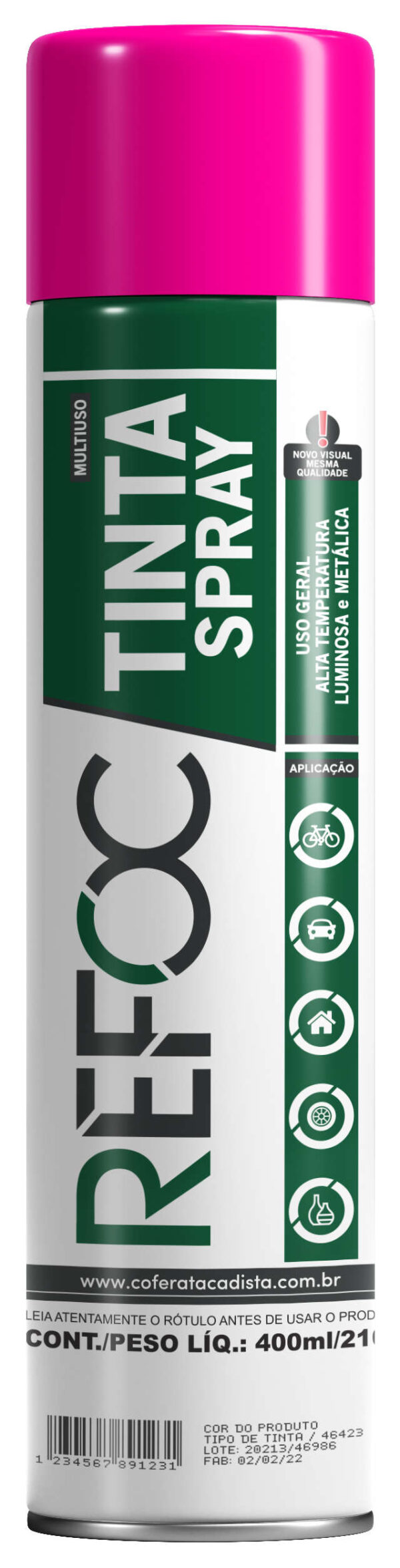 TINTA SPRAY LUMINOSA 400ML - 210G - Imagem 4