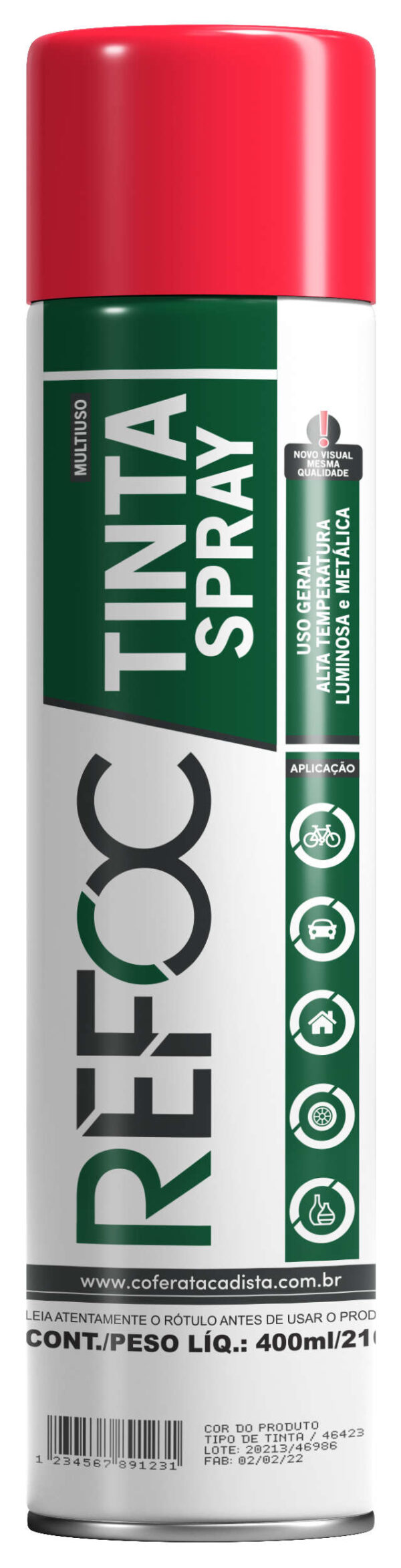 TINTA SPRAY LUMINOSA 400ML - 210G - Imagem 6