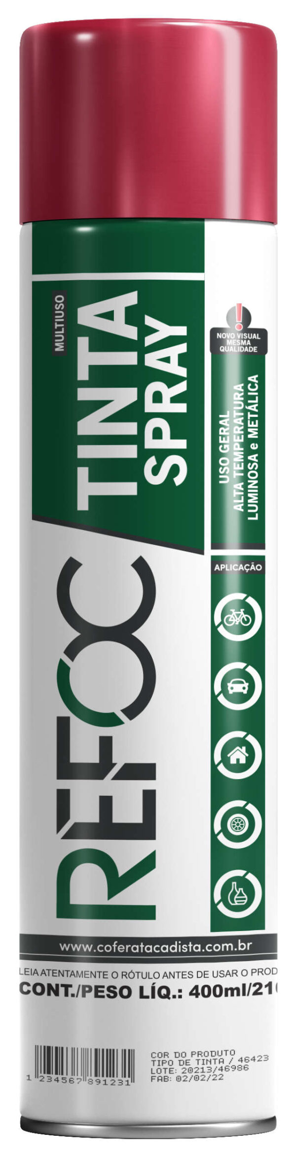 TINTA SPRAY METÁLICA 400ML - 210G - Imagem 14