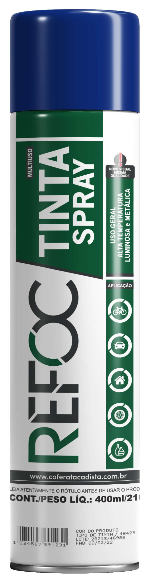TINTA SPRAY USO GERAL 400ML - 210G - Imagem 4