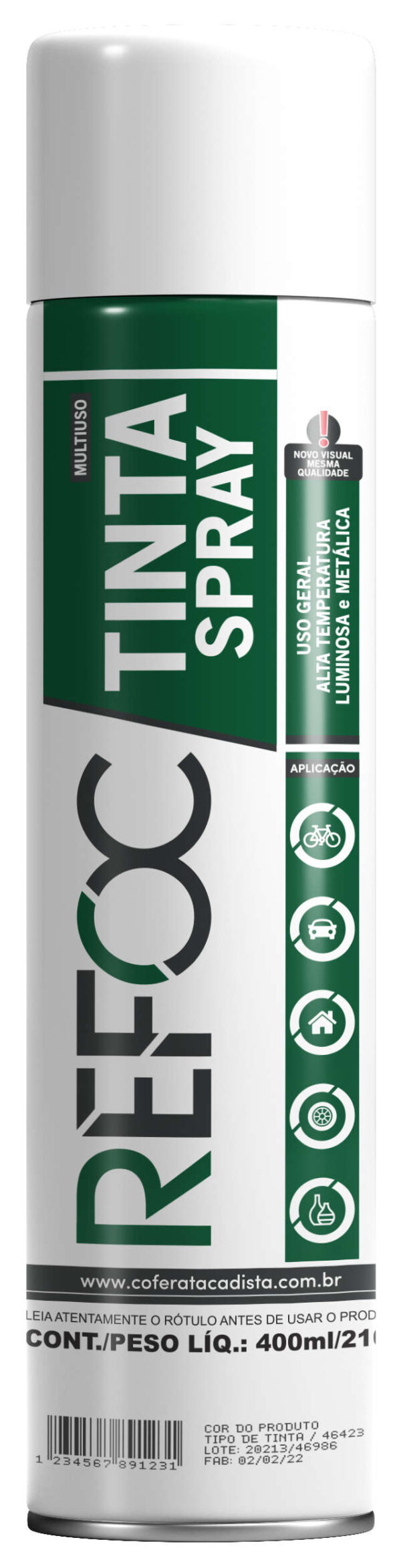 TINTA SPRAY USO GERAL 400ML - 210G - Imagem 7