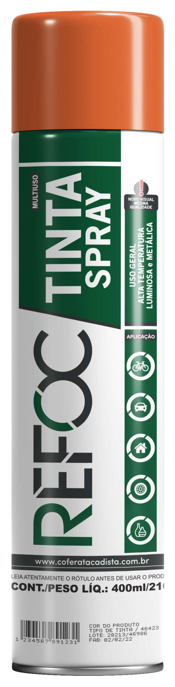 TINTA SPRAY USO GERAL 400ML - 210G - Imagem 10