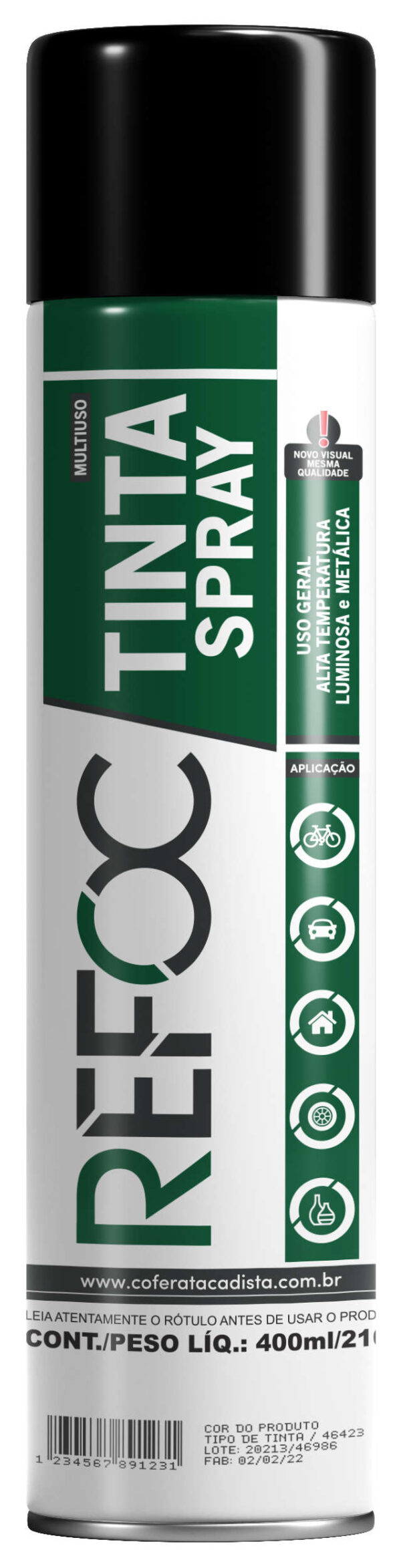 TINTA SPRAY USO GERAL 400ML - 210G - Imagem 12