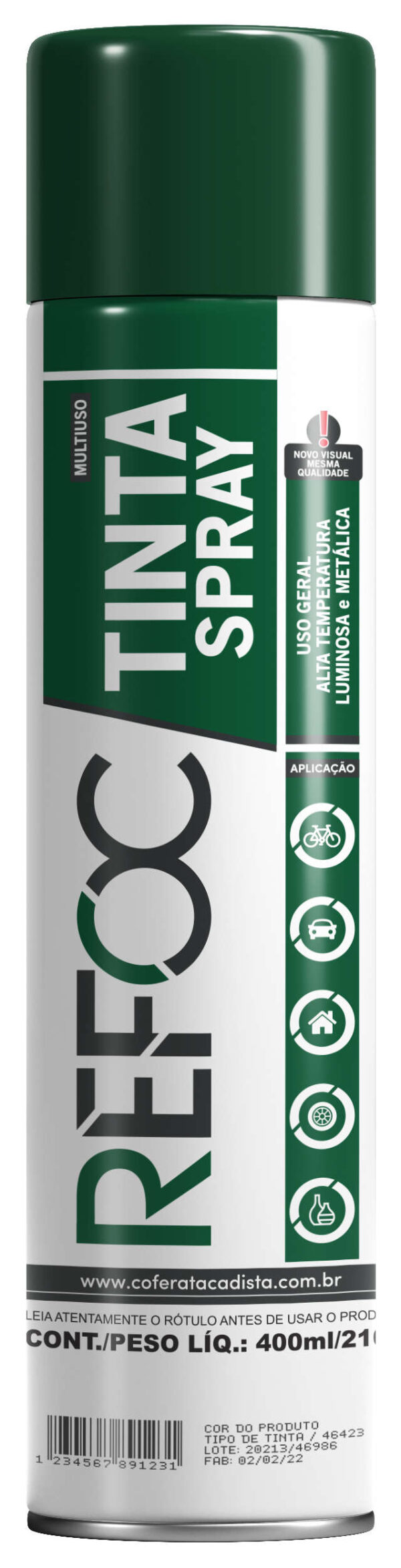 TINTA SPRAY USO GERAL 400ML - 210G - Imagem 16