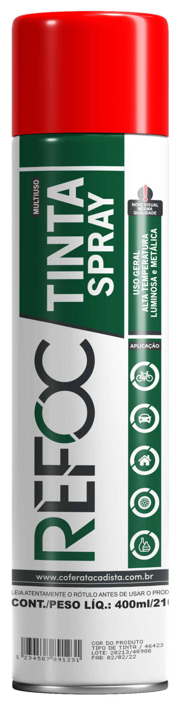 TINTA SPRAY USO GERAL 400ML - 210G - Imagem 17