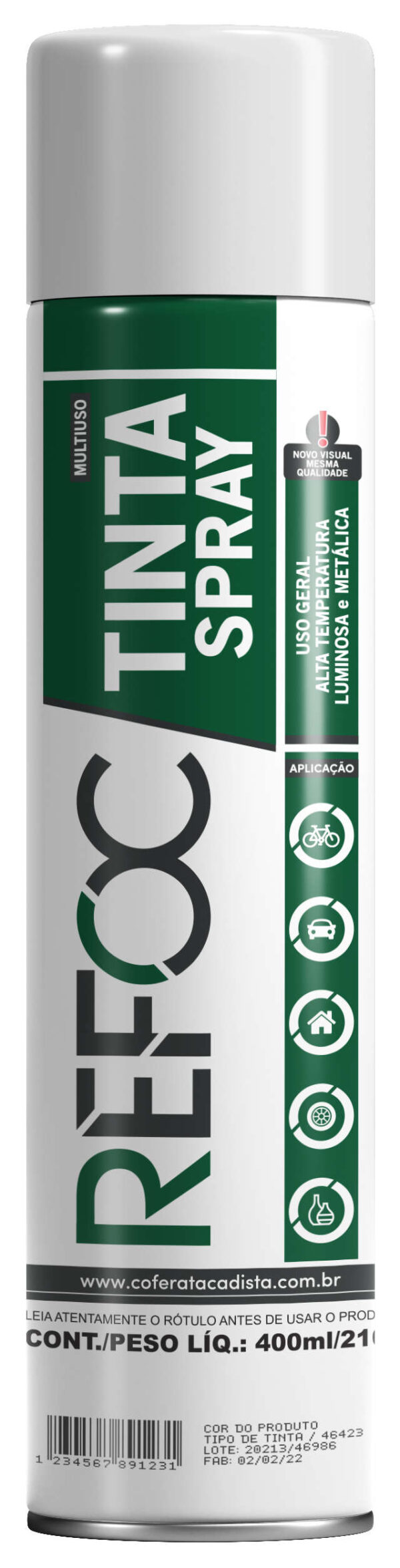 TINTA SPRAY USO GERAL 400ML - 210G - Imagem 19