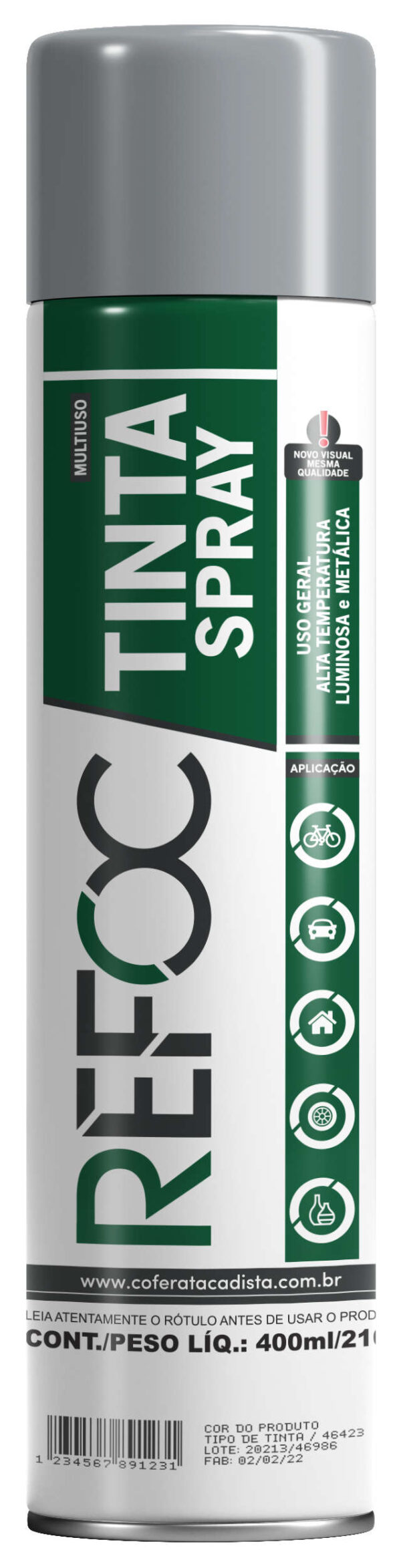 TINTA SPRAY USO GERAL 400ML - 210G - Imagem 21