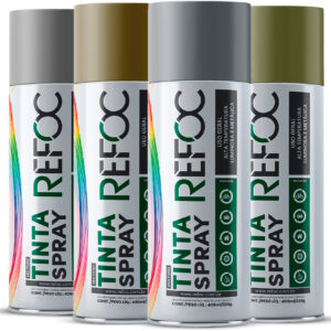TINTA SPRAY METÁLICA 400ML - 210G
