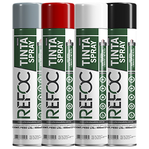 TINTA SPRAY ALTA TEMPERATURA 400ML - 210G
