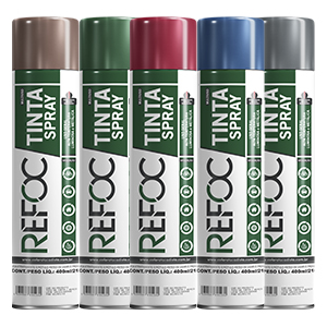 TINTA SPRAY METÁLICA 400ML - 210G